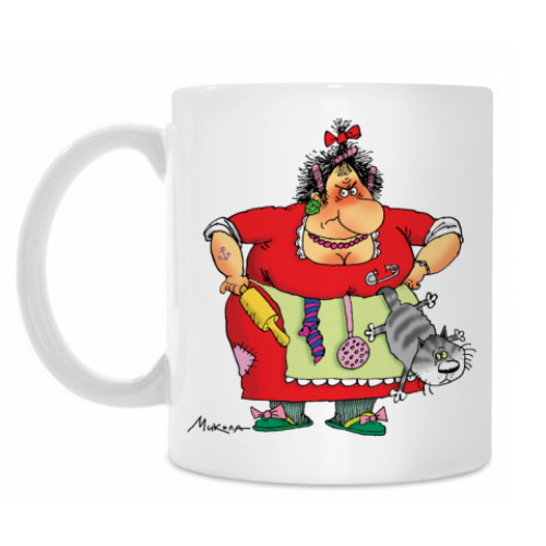 Кружка с принтом КОРОЧЕ