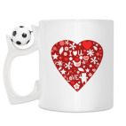 Кружка с футбольным мячиком