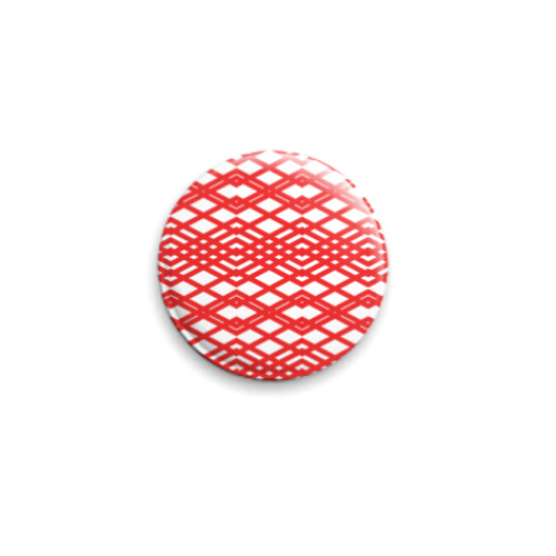Значок 25мм с принтом  Pattern