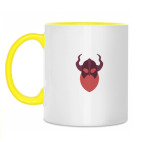 Двухцветная кружка жми