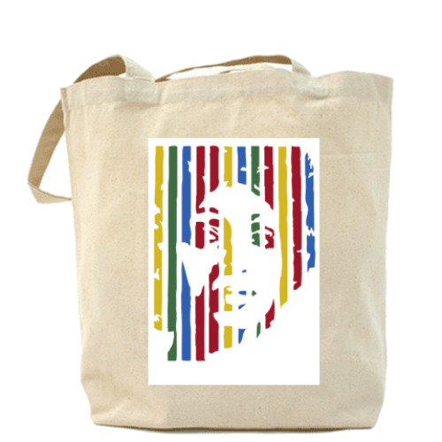 Сумка шоппер с принтом afro funk woman