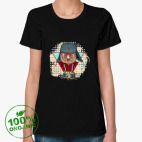 Женская футболка органик