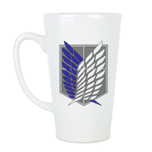 Чашка Латте с принтом Shingeki no Kyojin