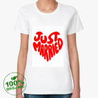Женская футболка органик