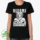 Женская футболка органик