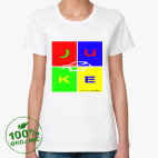 Женская футболка органик