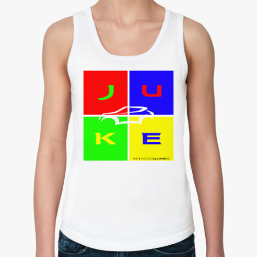 Женская майка с принтом  Juke