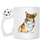 Кружка с футбольным мячиком