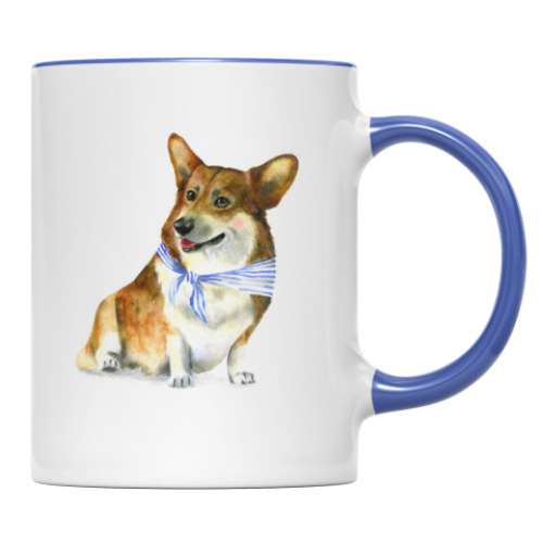 Кружка с принтом Корги