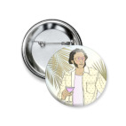 Значок 37 мм Летний Пушкин