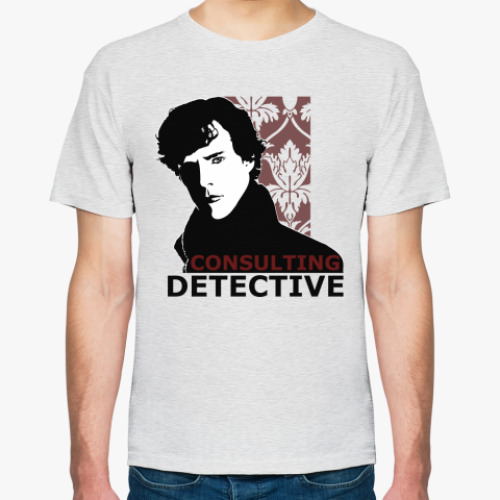 Футболка с принтом  Шерлок
