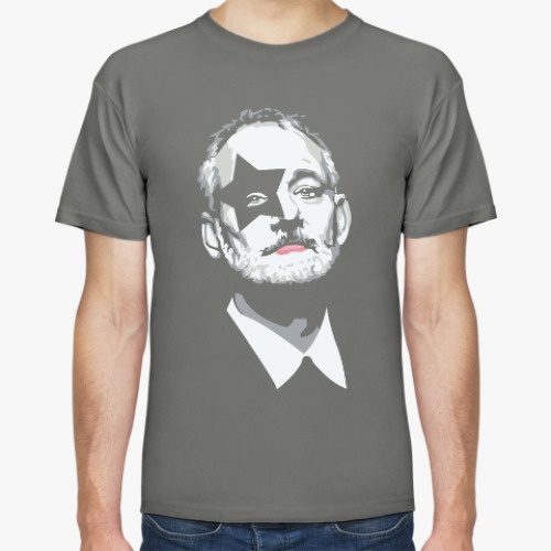 Футболка с принтом Bill Murray - Kiss