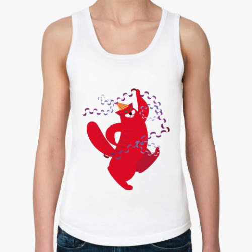 Женская майка с принтом  Танцор