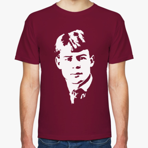 Футболка с принтом Сергей Есенин