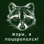 Енот - Мэри, я поцарапался!