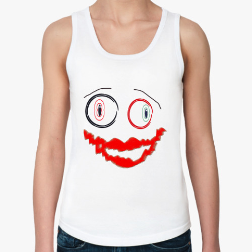 Женская майка с принтом смайл