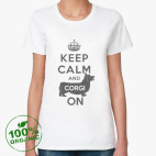 Женская футболка органик