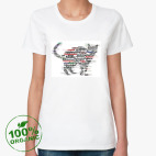 Женская футболка органик