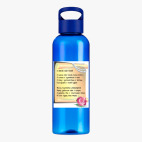 Прозрачная спортивная бутылка