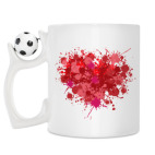 Кружка с футбольным мячиком