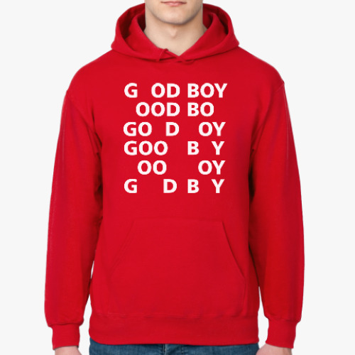 Толстовка худи с принтом GOOD BOY