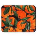 Яркие мандарины акварель