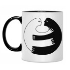 Кружка двухцветная