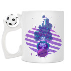 Кружка с футбольным мячиком