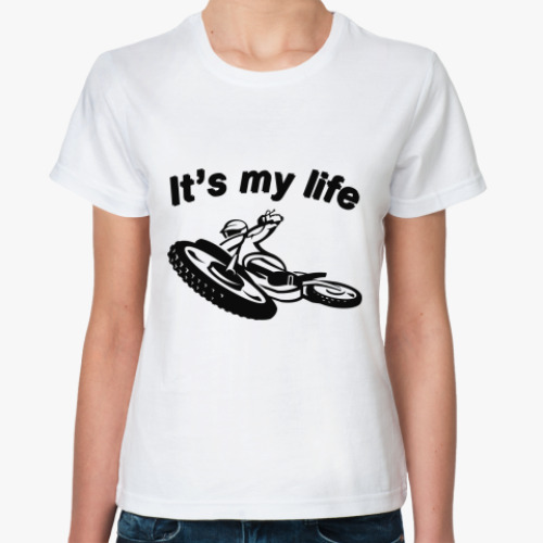 Классическая футболка с принтом Speedway