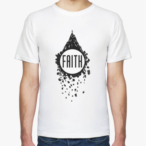 Футболка с принтом FAITH