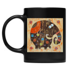 Кружка цветная UV-DTF