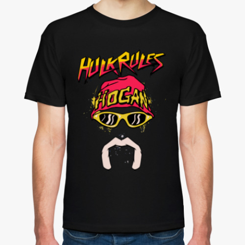 Футболка с принтом Халк Хоган