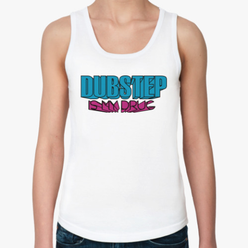 Женская майка с принтом dubstep