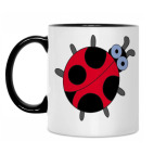 Кружка двухцветная