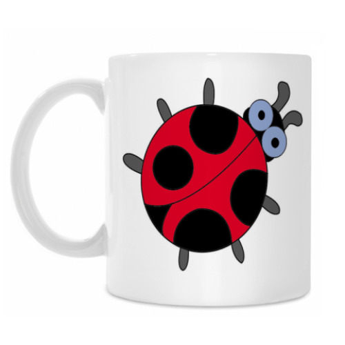 Кружка с принтом 'Коровка'