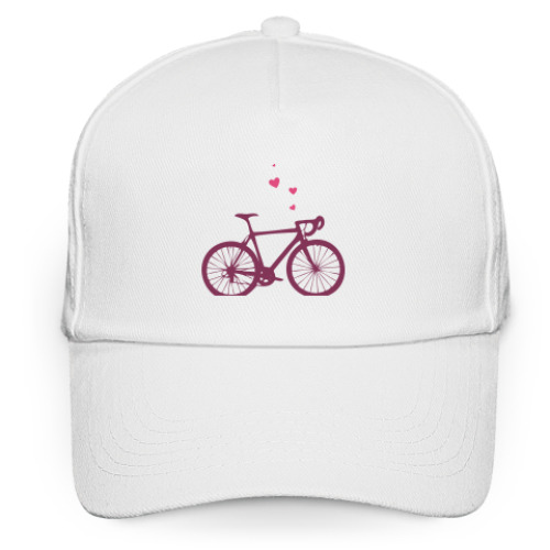 Кепка бейсболка с принтом Love velo