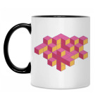 Кружка двухцветная