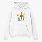 Толстовка худи оверсайз