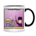 Кружка двухцветная