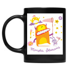 Кружка цветная UV-DTF