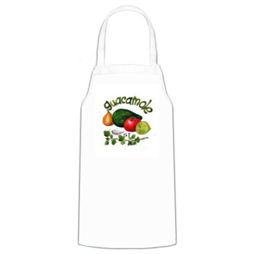 Фартук с принтом Гуакамоле