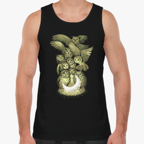 Майка с принтом Owls are not what they seem