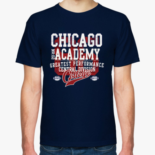 Футболка с принтом чикаго