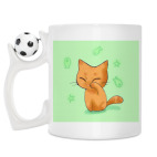 Кружка с футбольным мячиком