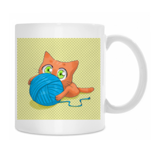 Кружка с принтом Kitty