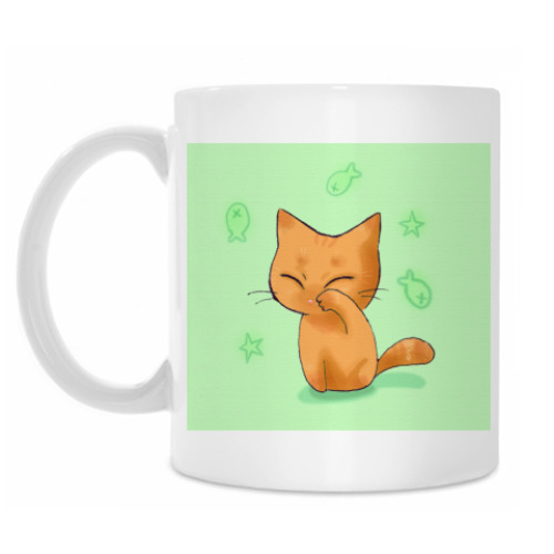 Кружка с принтом Kitty