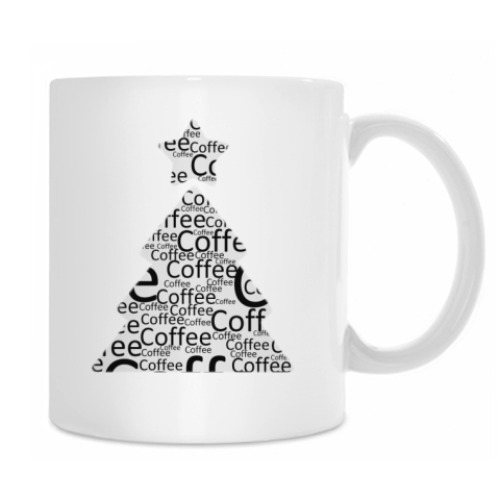 Кружка с принтом Coffee New Year