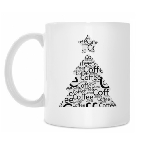 Кружка с принтом Coffee New Year