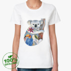 Женская футболка органик