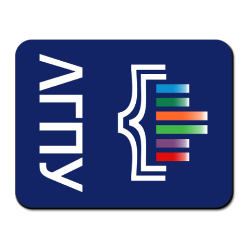 Коврик для мыши с принтом ЛГПУ